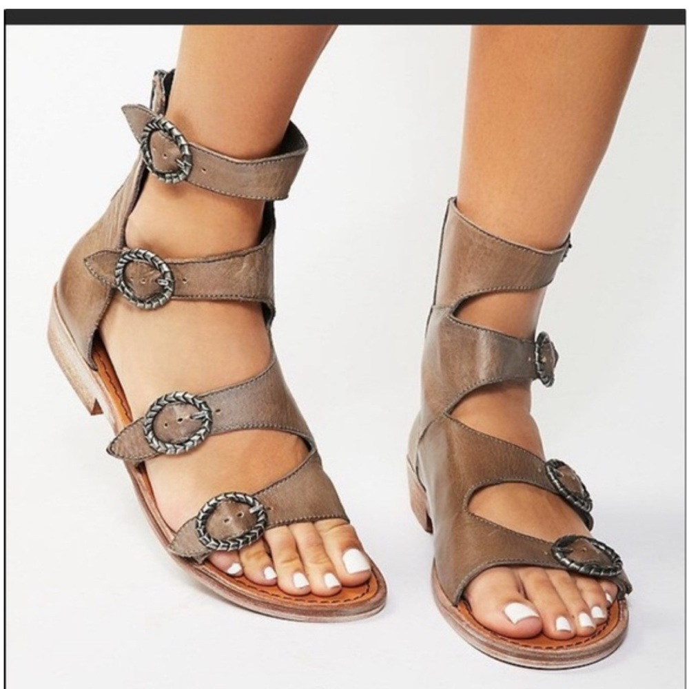 Free people leather sandals